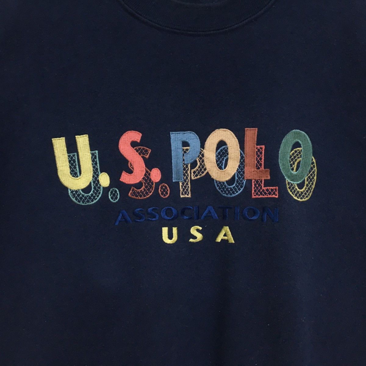 U.S. Polo Assn. Rare! U.s Polo Usa Crewneck Sweatshirt Multicolour Big Logo Size US L / EU 52-54 / 3 - 7 Thumbnail