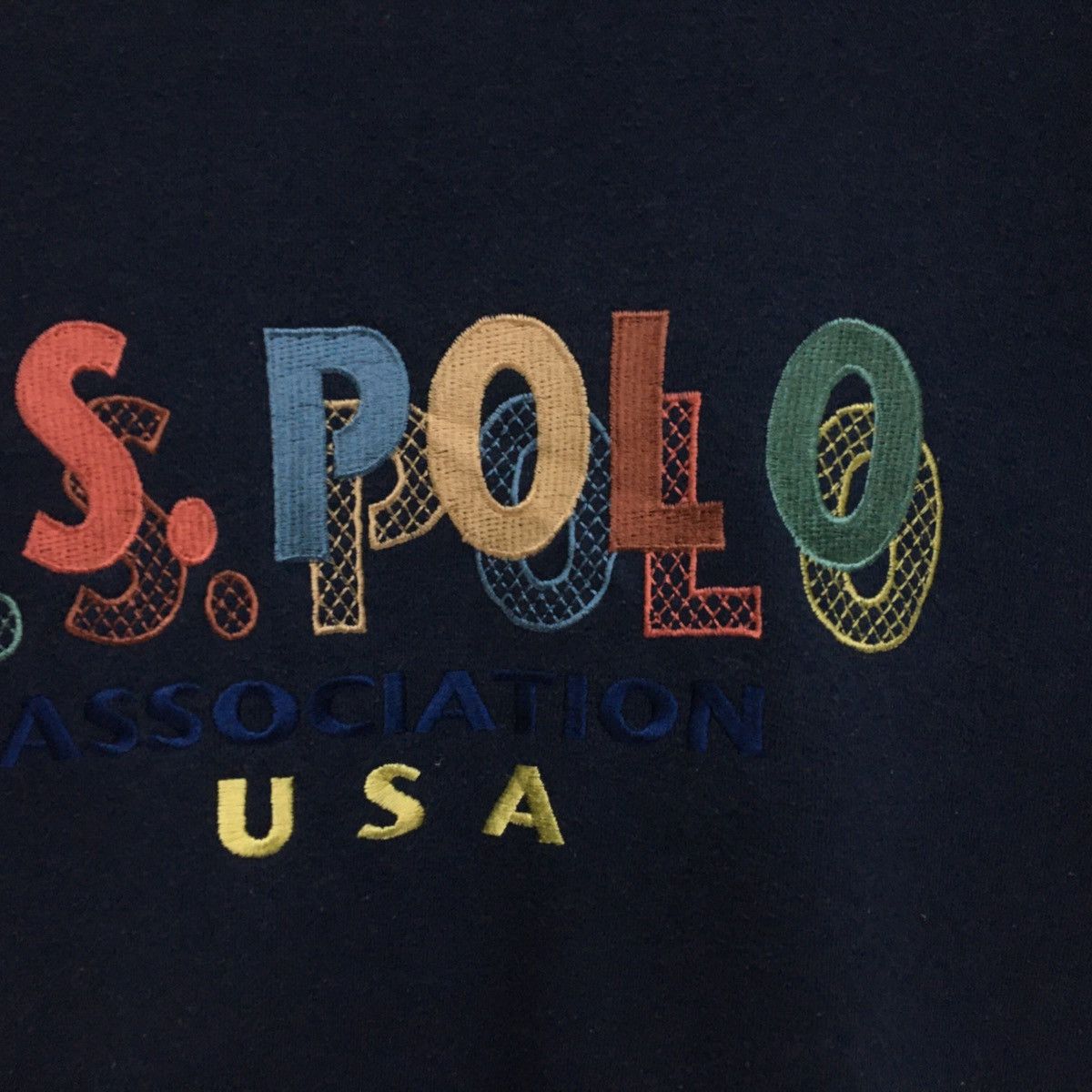 U.S. Polo Assn. Rare! U.s Polo Usa Crewneck Sweatshirt Multicolour Big Logo Size US L / EU 52-54 / 3 - 8 Thumbnail