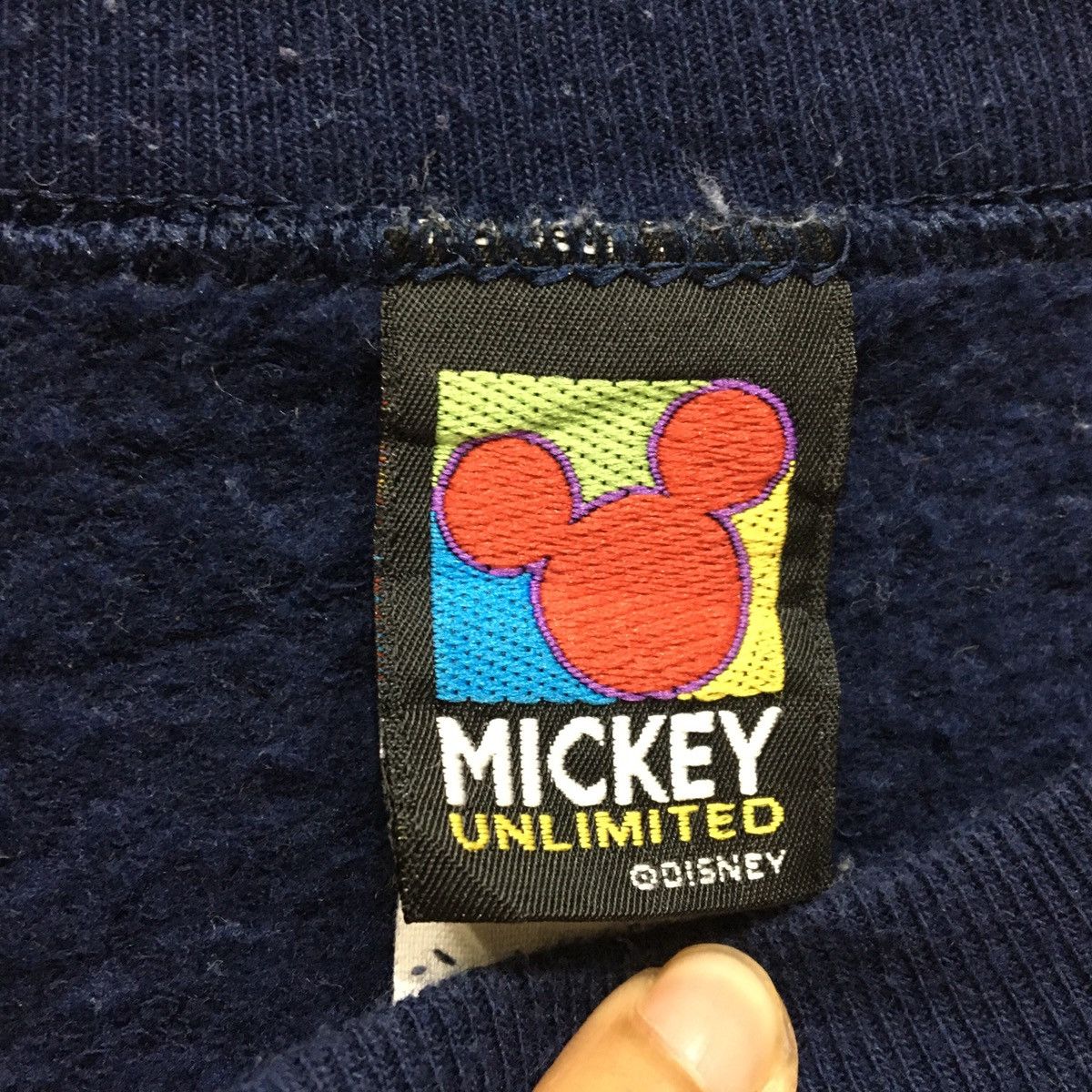 Disney Vintage 90s Mickey Mouse Disney Sweatshirt Big Logo Size US M / EU 48-50 / 2 - 9 Thumbnail