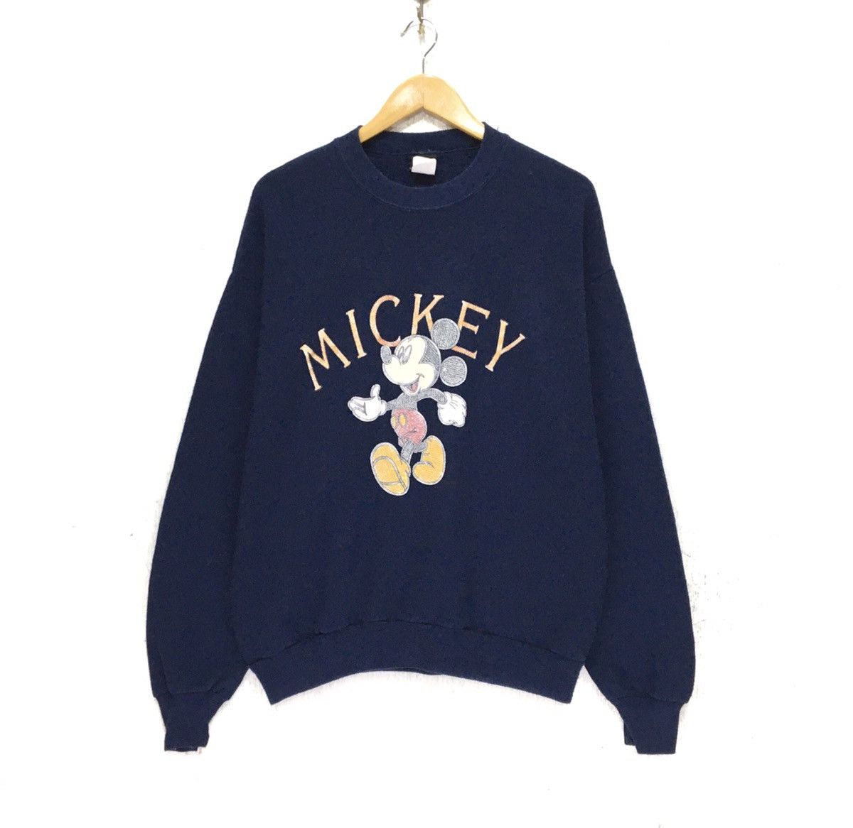 Disney Vintage 90s Mickey Mouse Disney Sweatshirt Big Logo Size US M / EU 48-50 / 2 - 1 Thumbnail