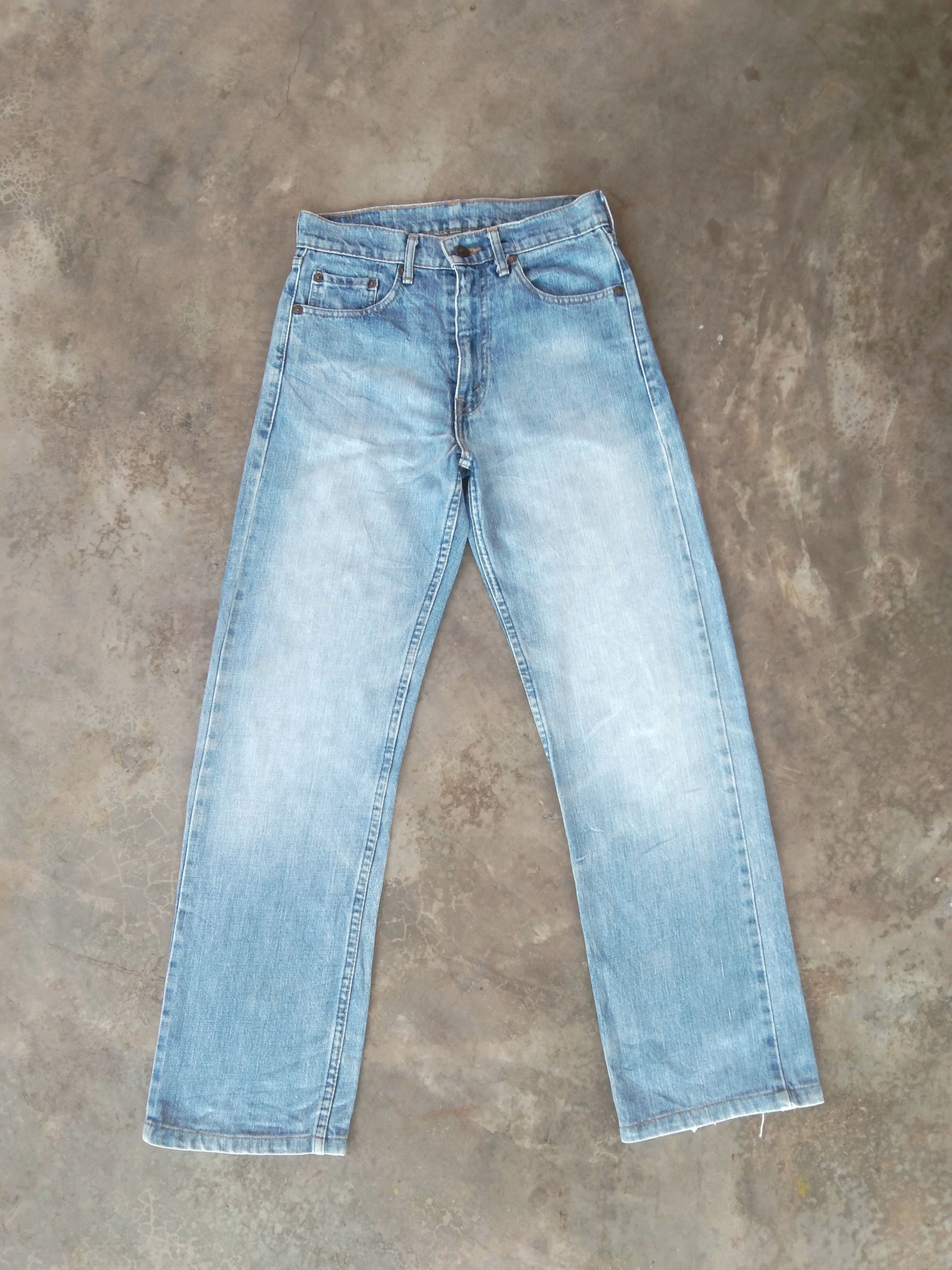 Jean × Levi's × Vintage 90s Vintage Levis Jeans 509 Light Wash Straight Leg Denim Size US 27 - 1 Thumbnail