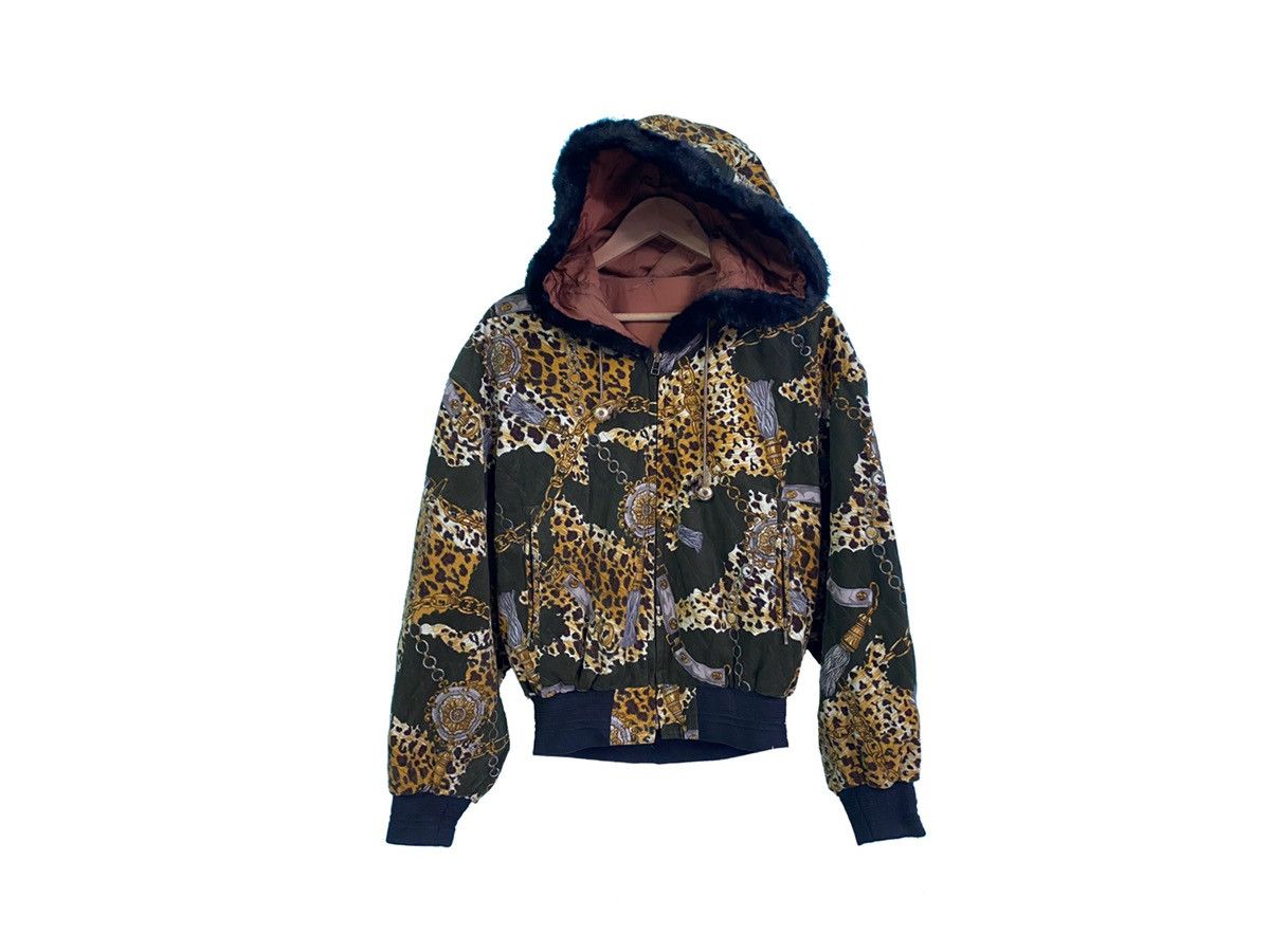 Japanese Brand DOMON ALL OVER PRINT SHOULDER PADING BOMBER JACKET Size US L / EU 52-54 / 3 - 1 Thumbnail