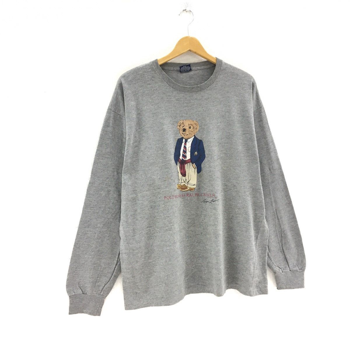 Polo Ralph Lauren Polo Bear Ralph Lauren Long Sleeve T-shirt Big Logo Size US L / EU 52-54 / 3 - 3 Thumbnail