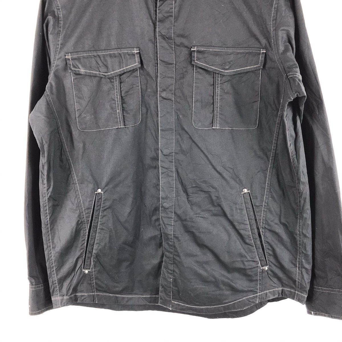 Lyle & Scott LYLE & SCOTT BLACK LABEL SNAP BUTTON SHIRT CHORE JACKET Size US M / EU 48-50 / 2 - 8 Thumbnail