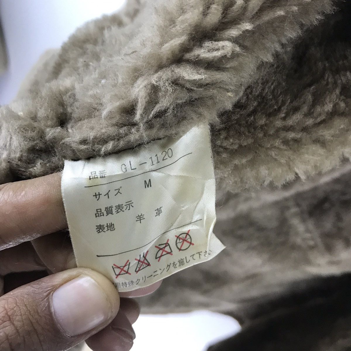 Leather Ledaspain leather sheep skin sherpa jacket made in spain Size US L / EU 52-54 / 3 - 12 Thumbnail