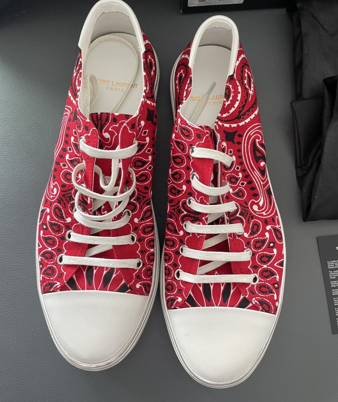 Hedi Slimane × Saint Laurent Paris × Yves Saint Laurent Brand NEW Saint Laurent Sneakers Size US 11 / EU 44 - 4 Thumbnail
