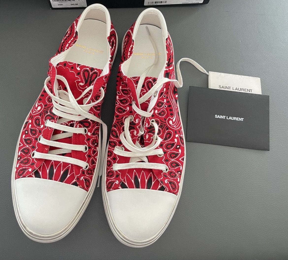 Hedi Slimane × Saint Laurent Paris × Yves Saint Laurent Brand NEW Saint Laurent Sneakers Size US 11 / EU 44 - 11 Thumbnail
