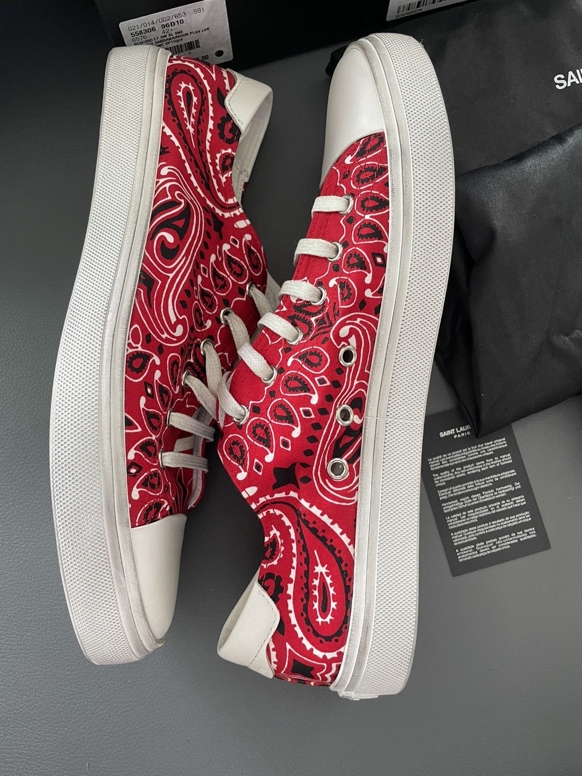 Hedi Slimane × Saint Laurent Paris × Yves Saint Laurent Brand NEW Saint Laurent Sneakers Size US 11 / EU 44 - 2 Thumbnail