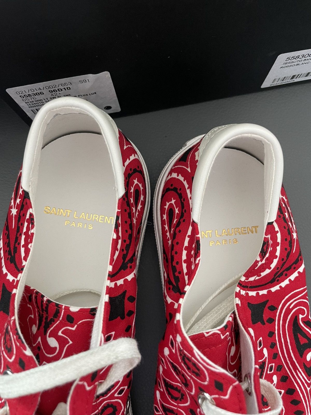 Hedi Slimane × Saint Laurent Paris × Yves Saint Laurent Brand NEW Saint Laurent Sneakers Size US 11 / EU 44 - 8 Thumbnail