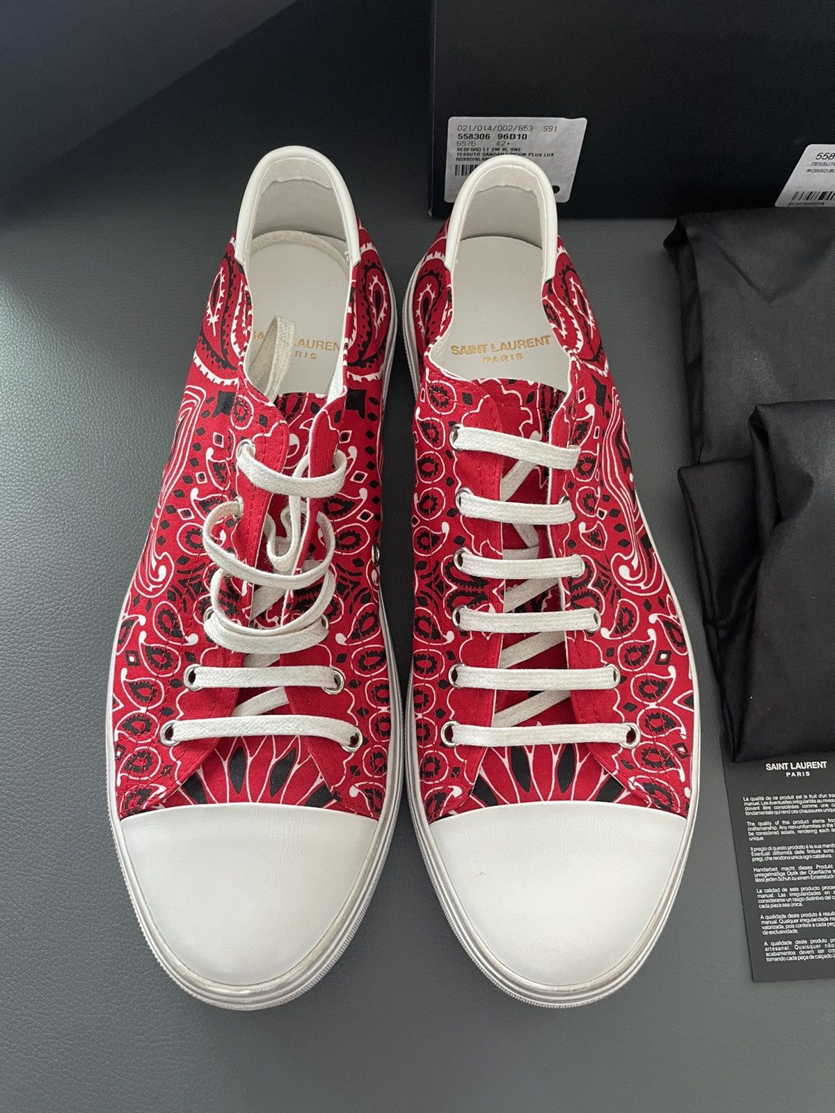 Hedi Slimane × Saint Laurent Paris × Yves Saint Laurent Brand NEW Saint Laurent Sneakers Size US 11 / EU 44 - 14 Thumbnail