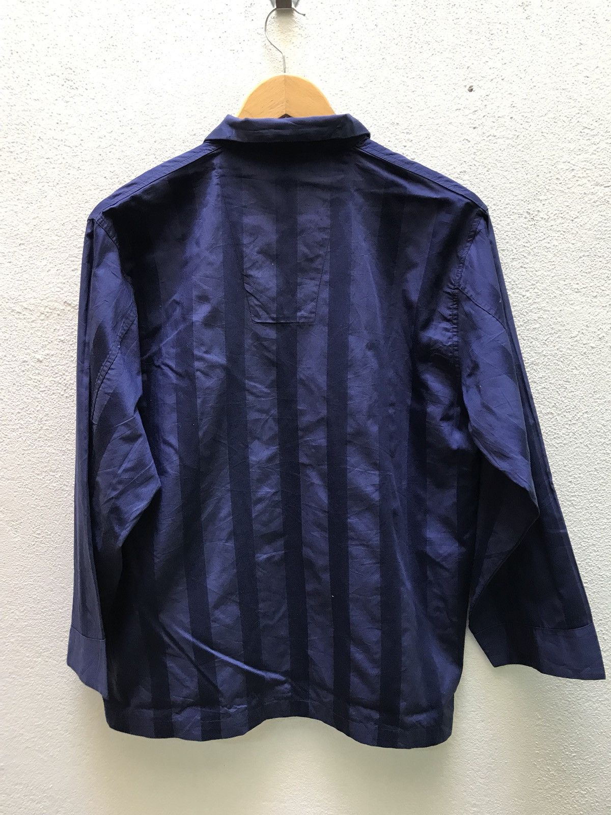 Derek Rose 🔥💢 Derek Rose Navy Blue Shirt Made In England Size US M / EU 48-50 / 2 - 4 Thumbnail