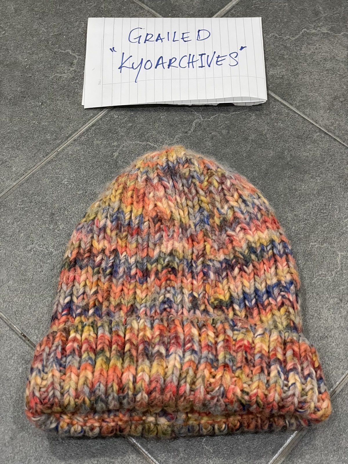 Japanese Brand EIGHT BEES RAINBOW BEANIE Size ONE SIZE - 2 Thumbnail