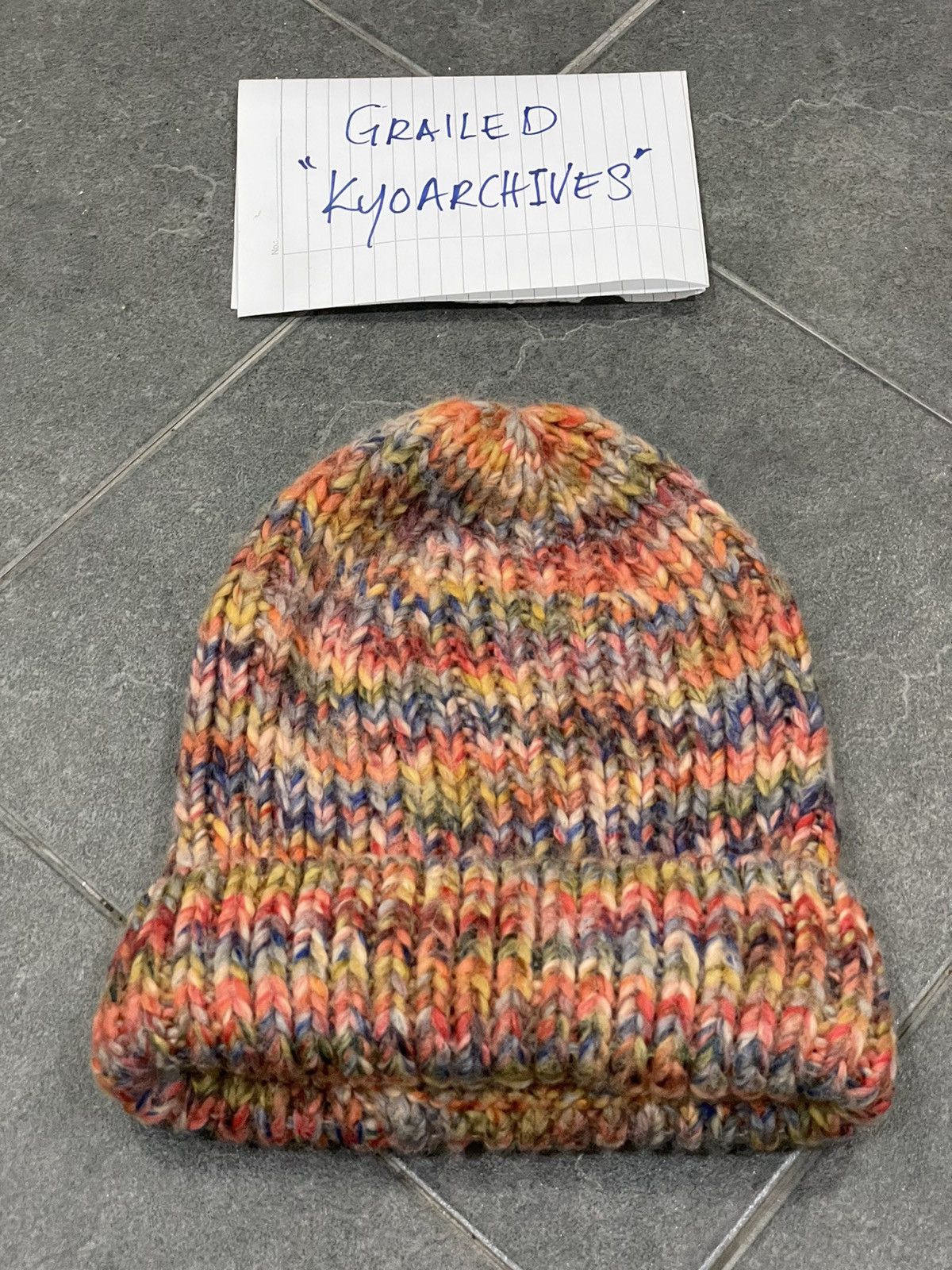 Japanese Brand EIGHT BEES RAINBOW BEANIE Size ONE SIZE - 1 Thumbnail