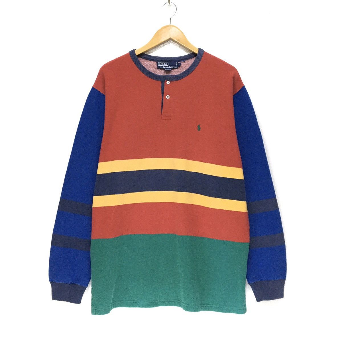 Polo Ralph Lauren Vintage 90s POLO RALPH LAUREN Crewneck Sweatshirt Size US L / EU 52-54 / 3 - 1 Thumbnail