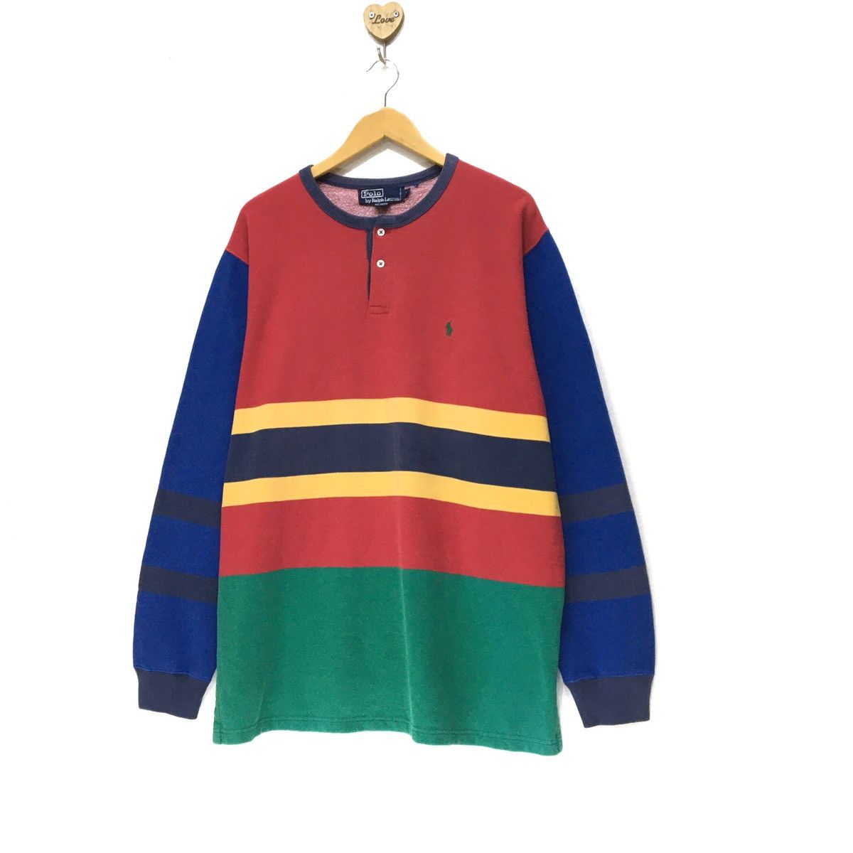 Polo Ralph Lauren Vintage 90s POLO RALPH LAUREN Crewneck Sweatshirt Size US L / EU 52-54 / 3 - 4 Thumbnail
