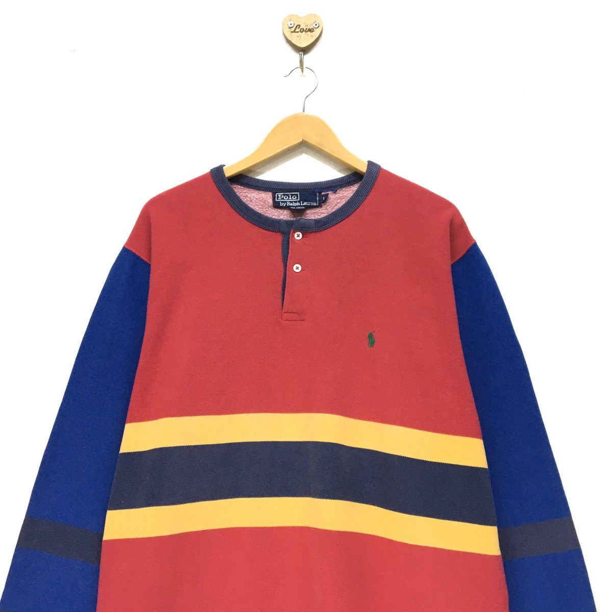 Polo Ralph Lauren Vintage 90s POLO RALPH LAUREN Crewneck Sweatshirt Size US L / EU 52-54 / 3 - 5 Thumbnail