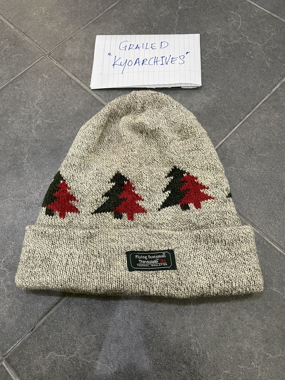 Vintage THINSULATE 3M FLYING SCOTMAN BEANIE Size ONE SIZE - 1 Thumbnail