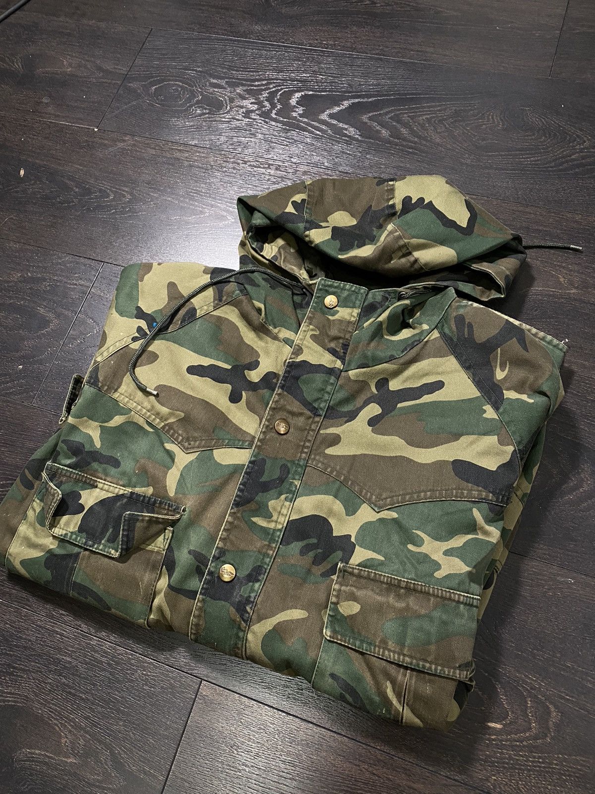 Vintage Vintage Hoodie Light Jackets Camouflage Parka Size US M / EU 48-50 / 2 - 3 Thumbnail