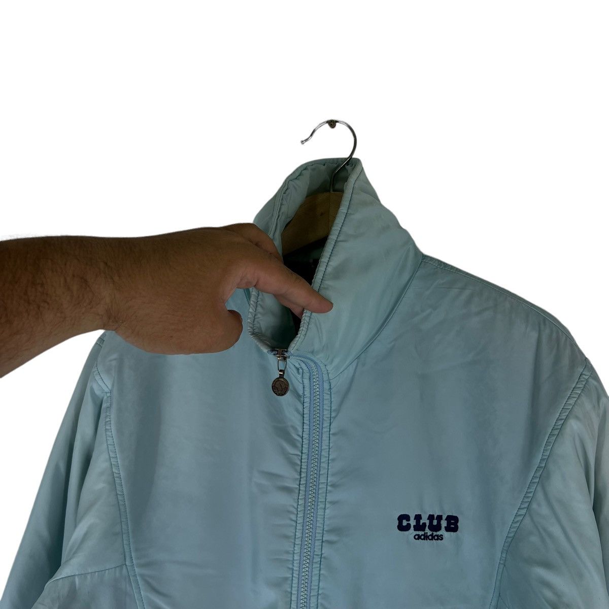 Adidas VINTAGE LIGHT PUFFER JACKET ADIDAS CLUB BIG LOGO Size US M / EU 48-50 / 2 - 2 Thumbnail