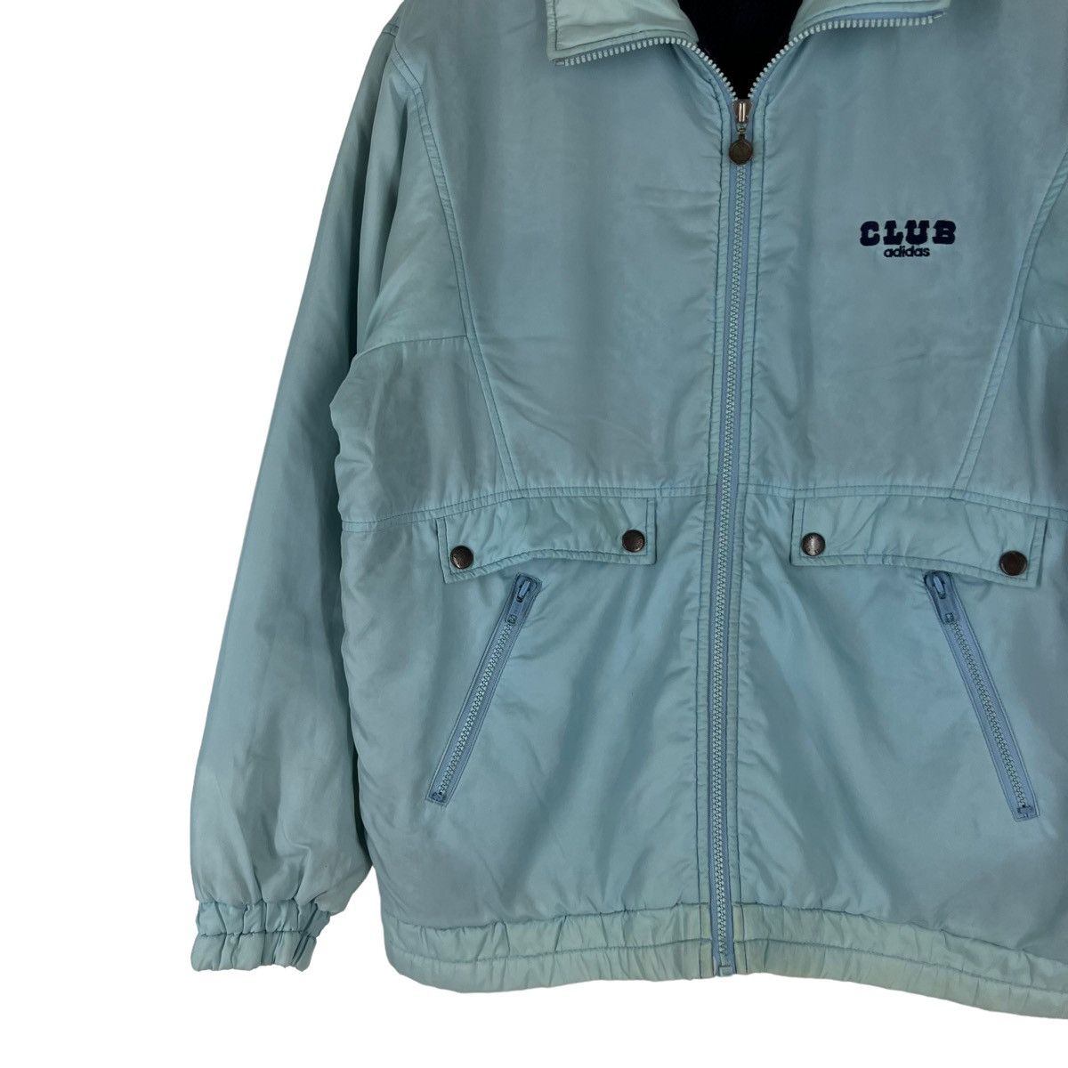 Adidas VINTAGE LIGHT PUFFER JACKET ADIDAS CLUB BIG LOGO Size US M / EU 48-50 / 2 - 6 Thumbnail