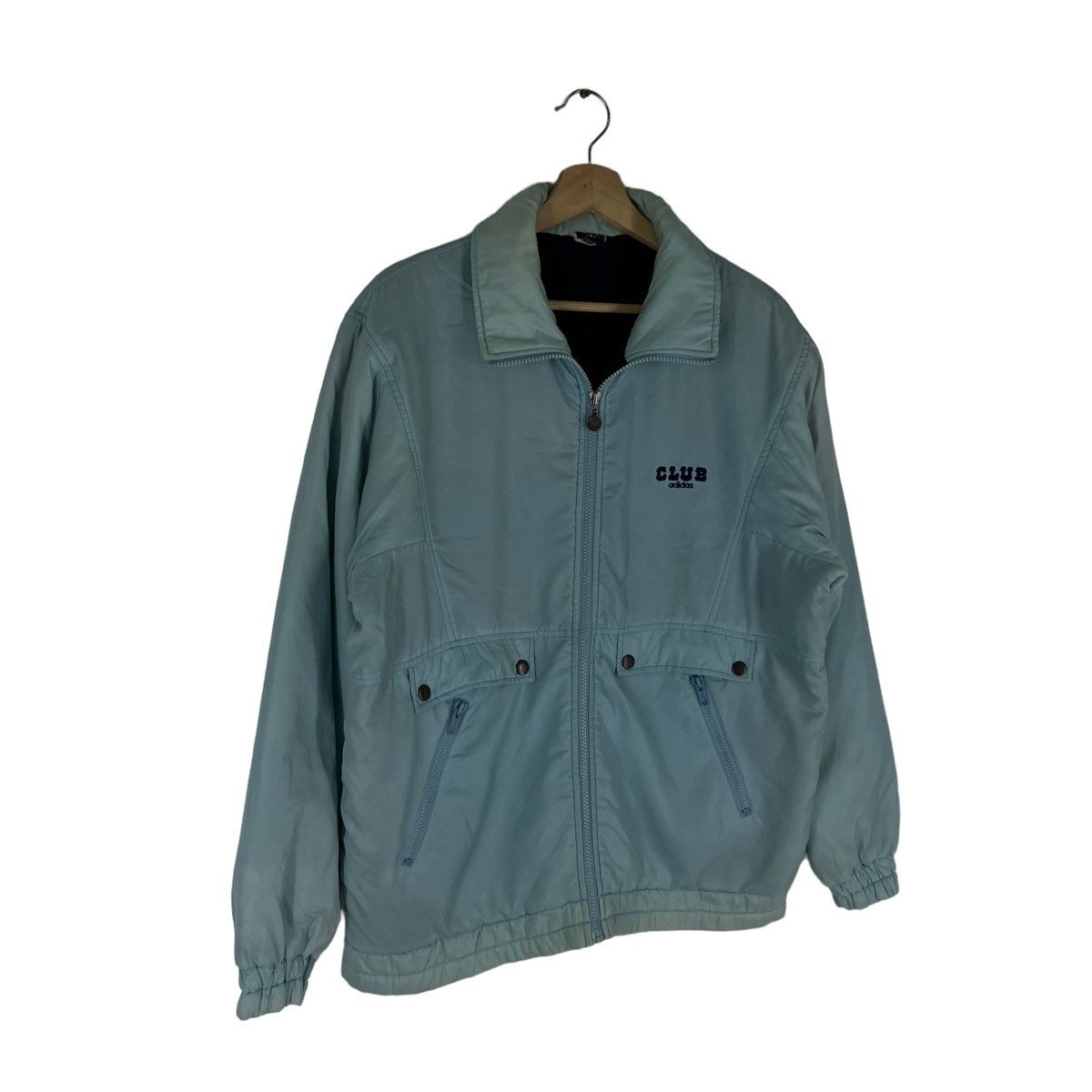 Adidas VINTAGE LIGHT PUFFER JACKET ADIDAS CLUB BIG LOGO Size US M / EU 48-50 / 2 - 4 Thumbnail