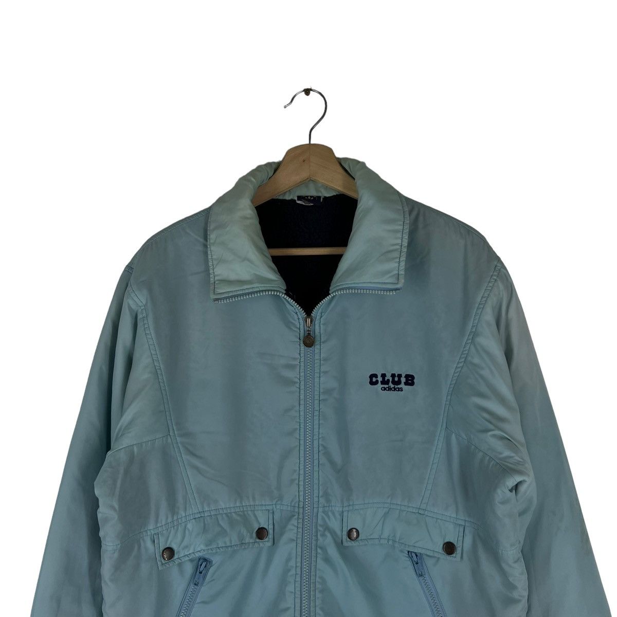 Adidas VINTAGE LIGHT PUFFER JACKET ADIDAS CLUB BIG LOGO Size US M / EU 48-50 / 2 - 5 Thumbnail