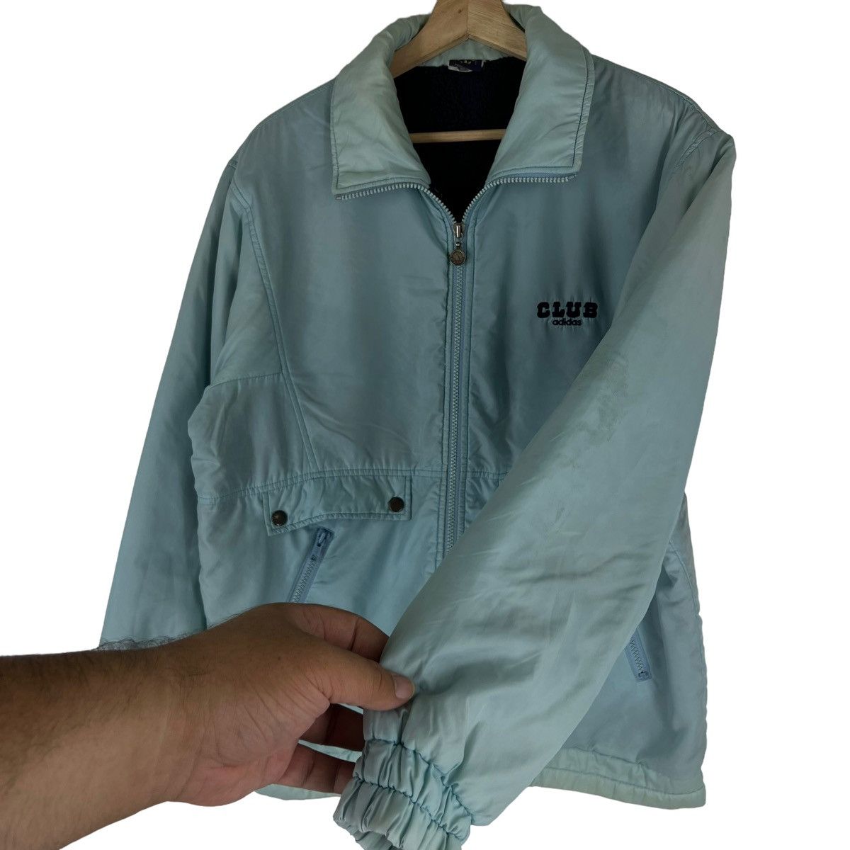 Adidas VINTAGE LIGHT PUFFER JACKET ADIDAS CLUB BIG LOGO Size US M / EU 48-50 / 2 - 8 Thumbnail