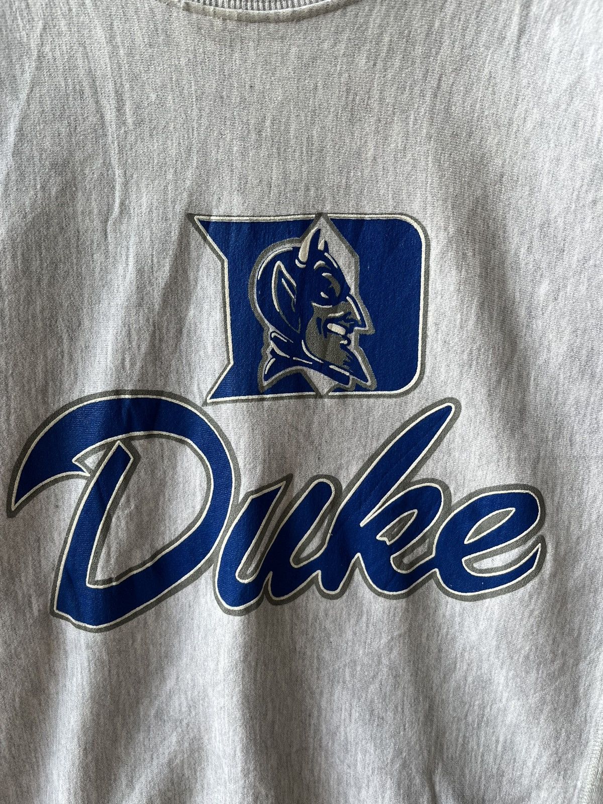 Vintage Vintage 90s Blue Devil Duke Sweatshirt Size US M / EU 48-50 / 2 - 3 Thumbnail
