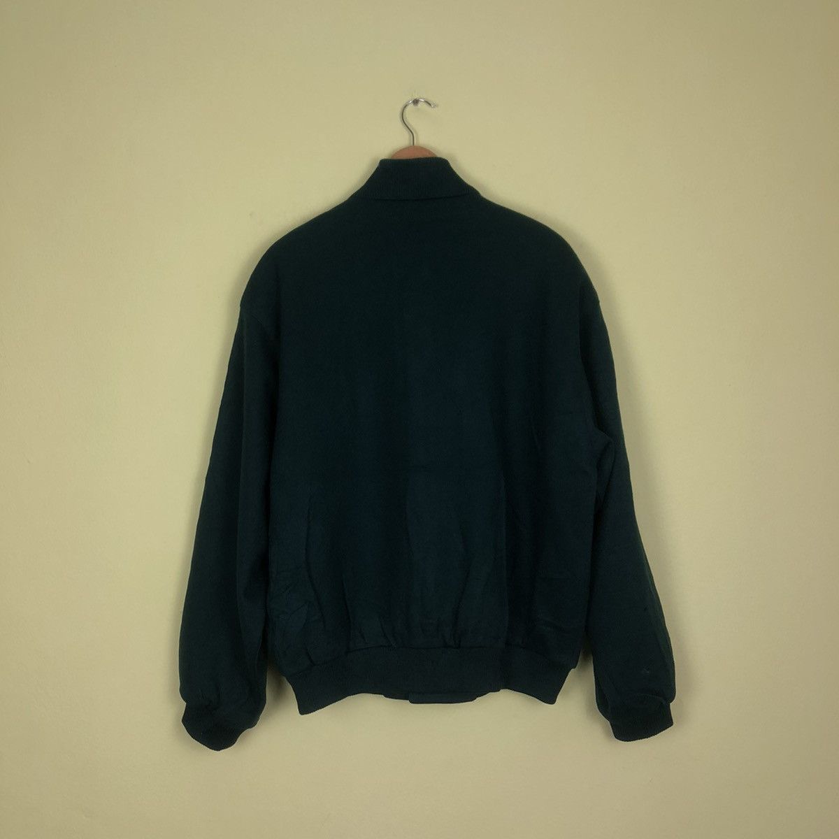 Burberry Vintage Burberrys Bomber Wool Jacket Blanket Striped Design Size US L / EU 52-54 / 3 - 7 Thumbnail