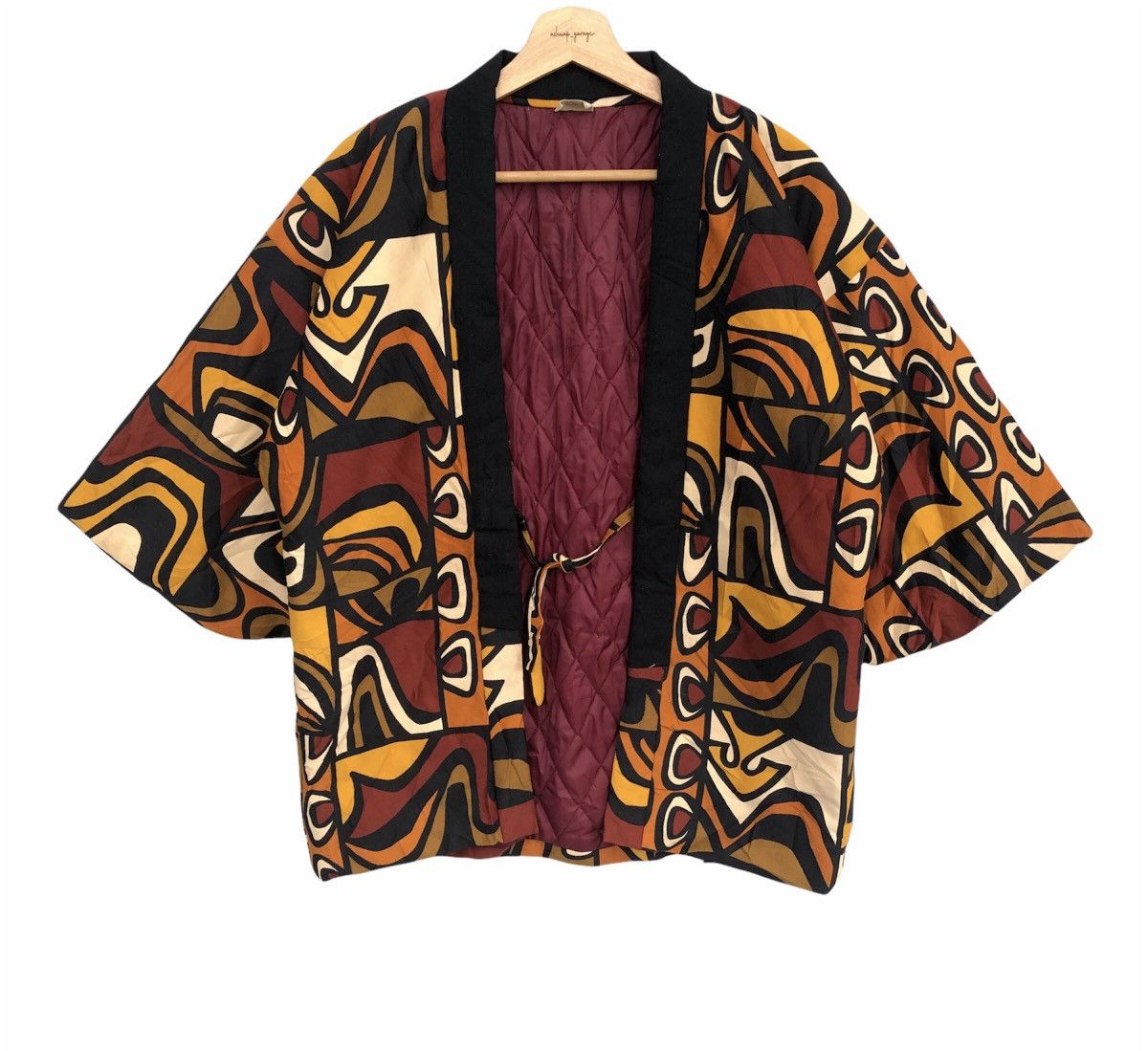 Japanese Brand Japanese Traditional Kimono Haori Hanten Picasso Designed Size US M / EU 48-50 / 2 - 1 Thumbnail