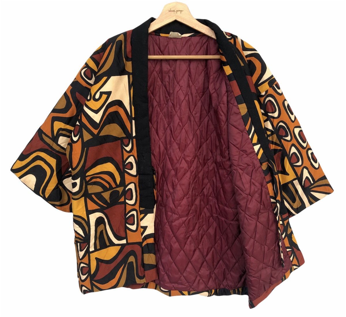 Japanese Brand Japanese Traditional Kimono Haori Hanten Picasso Designed Size US M / EU 48-50 / 2 - 8 Thumbnail