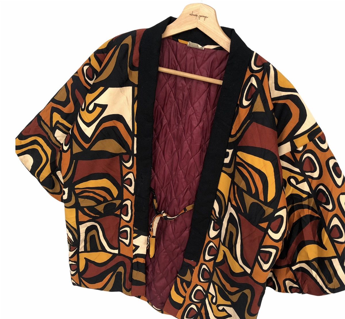 Japanese Brand Japanese Traditional Kimono Haori Hanten Picasso Designed Size US M / EU 48-50 / 2 - 6 Thumbnail