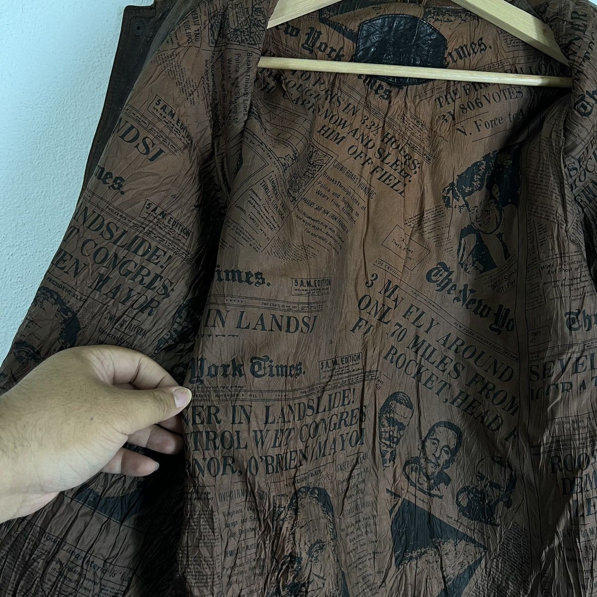 Japanese Brand VINTAGE LEATHER JACKET BIG LOGO BUZZ RICKSONS STYLE DESIGN Size US M / EU 48-50 / 2 - 16 Thumbnail