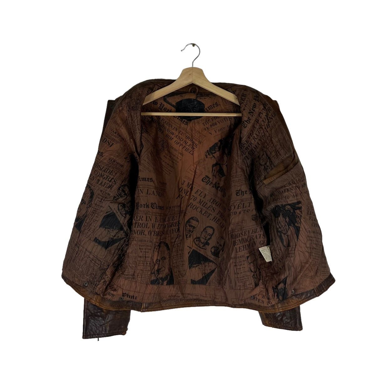 Japanese Brand VINTAGE LEATHER JACKET BIG LOGO BUZZ RICKSONS STYLE DESIGN Size US M / EU 48-50 / 2 - 12 Thumbnail