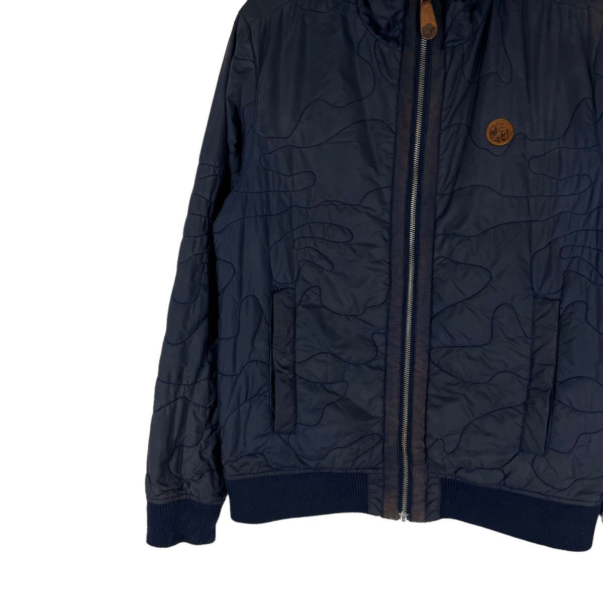 Japanese Brand RARE QUILTED ZIPPER JACKET PRETTY GREEN JAPAN MADE Size US M / EU 48-50 / 2 - 3 Thumbnail