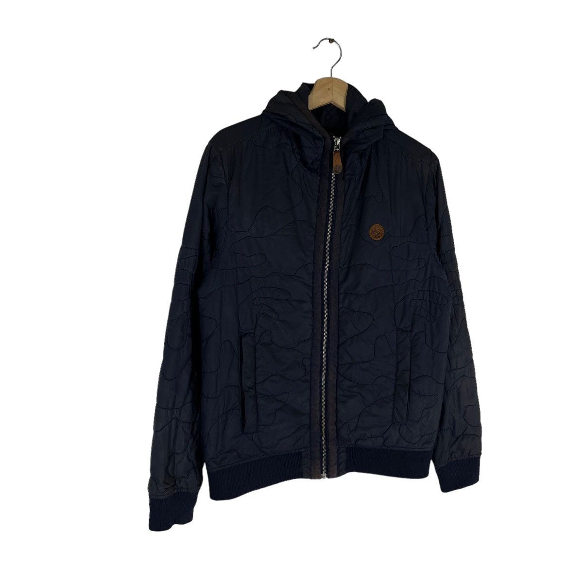 Japanese Brand RARE QUILTED ZIPPER JACKET PRETTY GREEN JAPAN MADE Size US M / EU 48-50 / 2 - 2 Thumbnail