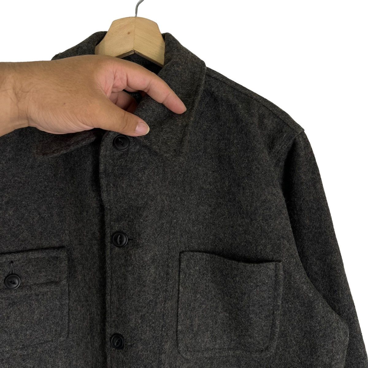 Japanese Brand × SHIPS VINTAGE WOOL JACKET SHIPS MADE IN USA INSPIRED ISSEY MIYAKE Size US L / EU 52-54 / 3 - 5 Thumbnail