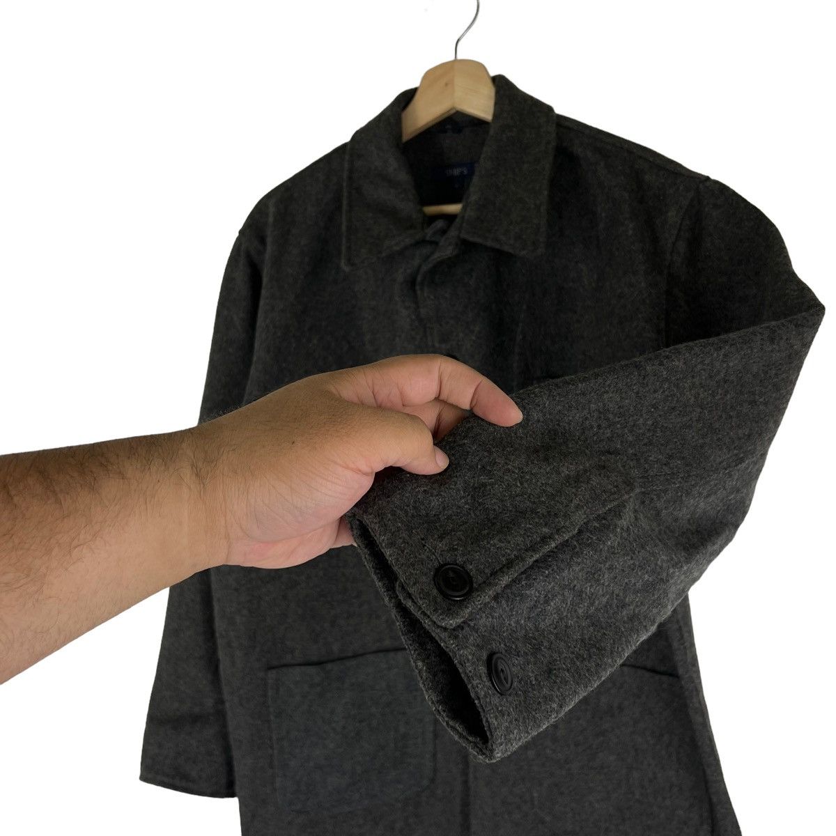Japanese Brand × SHIPS VINTAGE WOOL JACKET SHIPS MADE IN USA INSPIRED ISSEY MIYAKE Size US L / EU 52-54 / 3 - 6 Thumbnail
