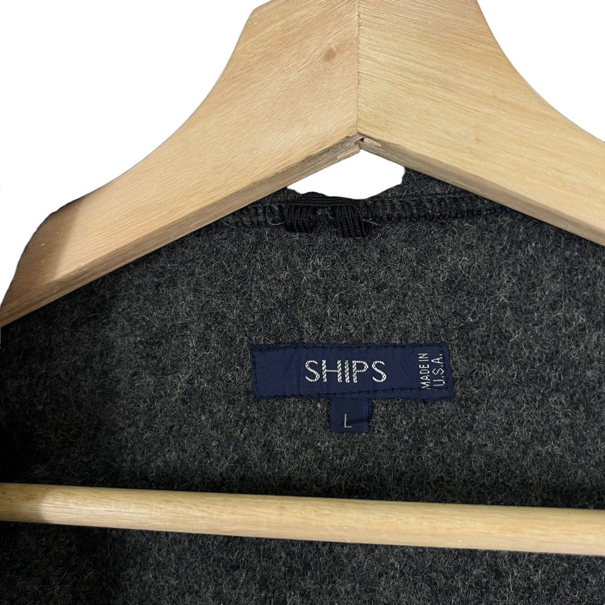 Japanese Brand × SHIPS VINTAGE WOOL JACKET SHIPS MADE IN USA INSPIRED ISSEY MIYAKE Size US L / EU 52-54 / 3 - 11 Thumbnail