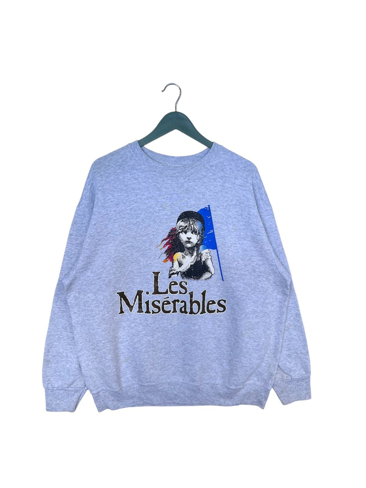 Fruit Of The Loom Vintage 1986 Les Miserable Sweatshirt Size US XL / EU 56 / 4 - 1 Thumbnail