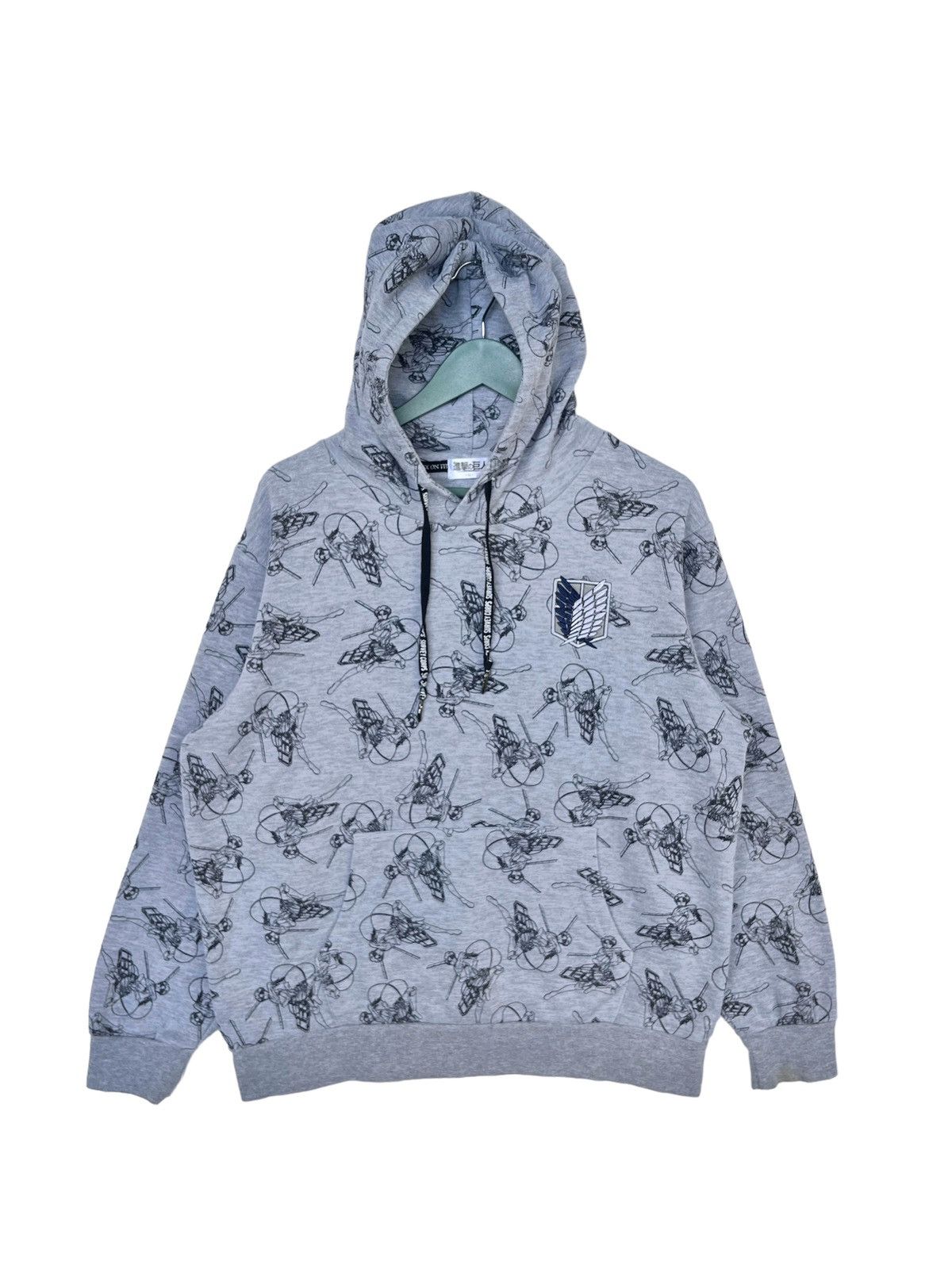 Anime Attack On Titan All Print Hoodie Size US XL / EU 56 / 4 - 1 Thumbnail