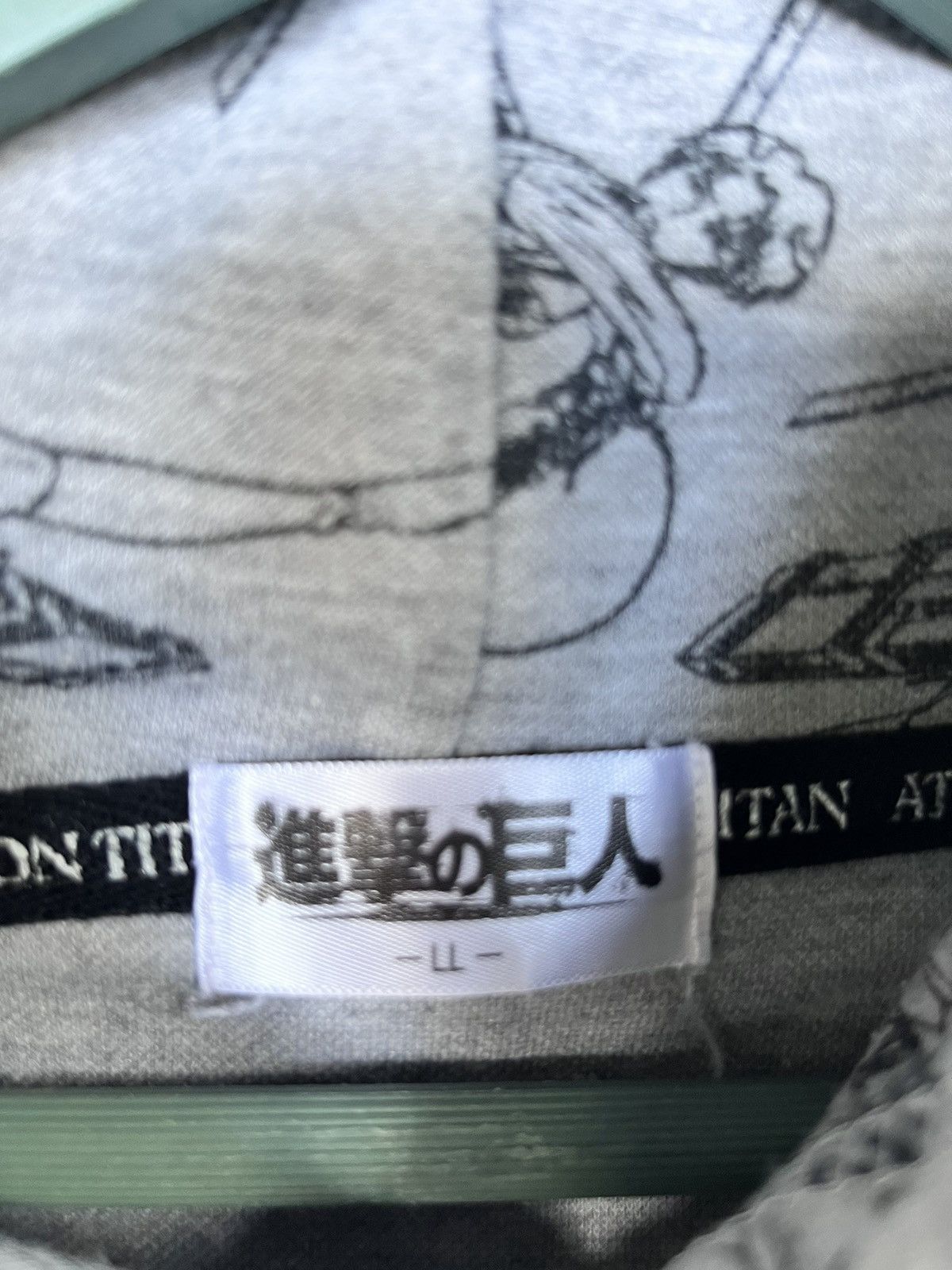 Anime Attack On Titan All Print Hoodie Size US XL / EU 56 / 4 - 6 Thumbnail