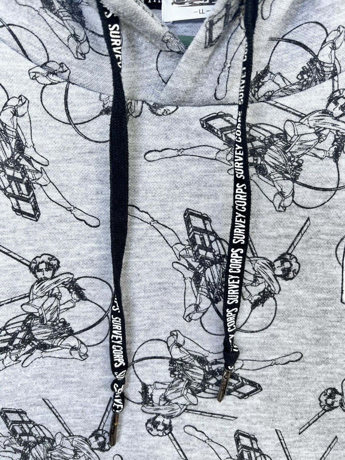 Anime Attack On Titan All Print Hoodie Size US XL / EU 56 / 4 - 5 Thumbnail