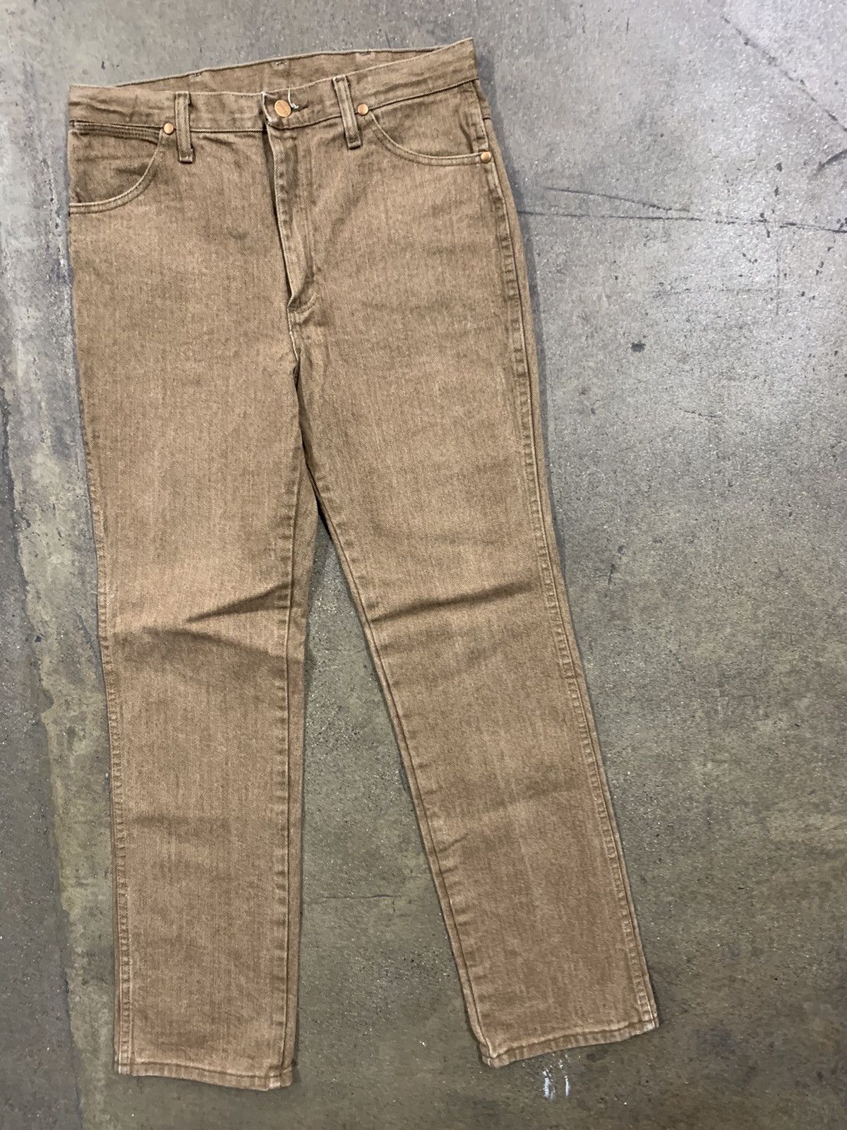 Vintage 1990s Wrangler Brown Jeans 32 x 32