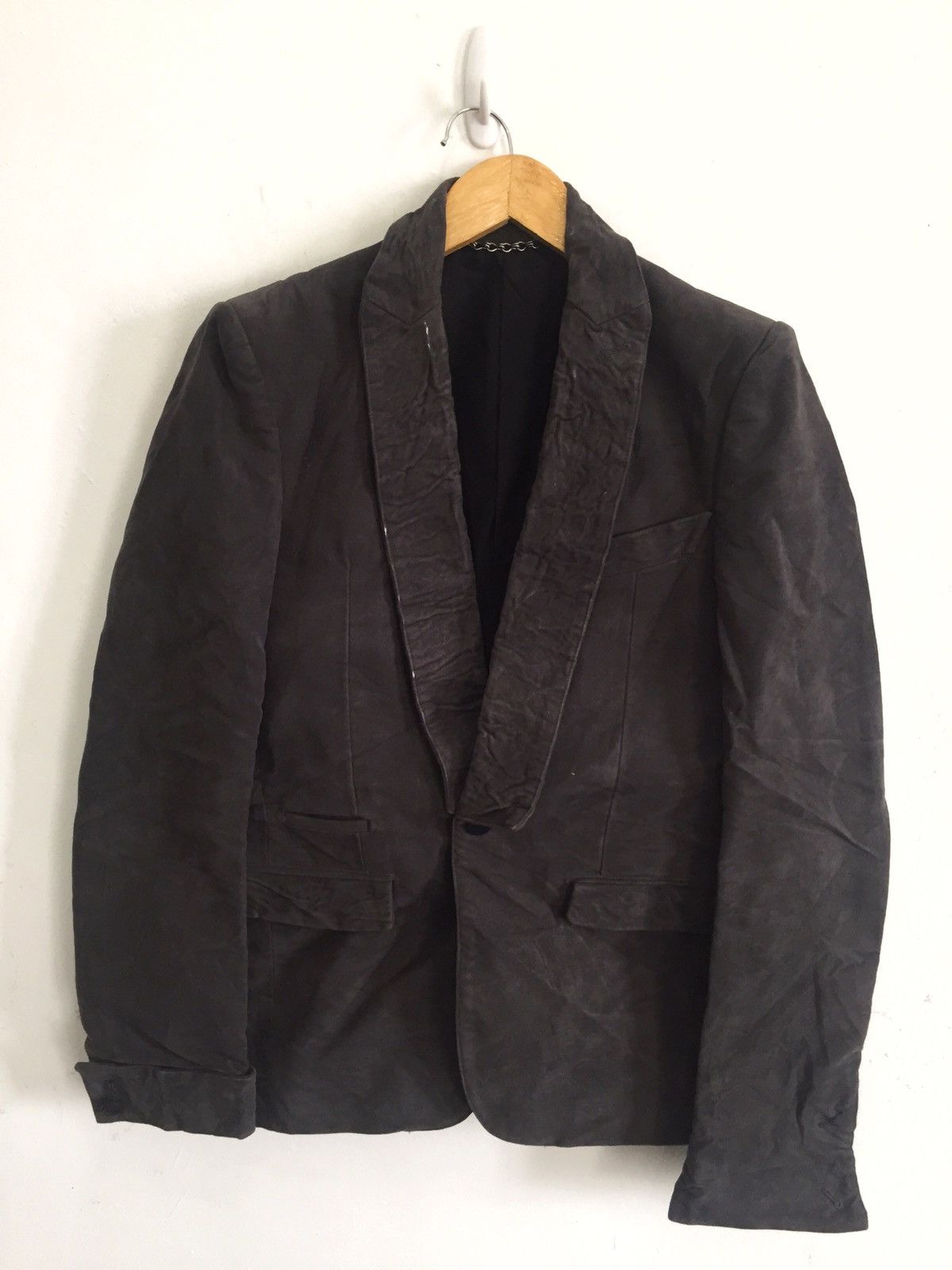 Maison MIHARA YASUHIRO OG Maison MiharaYasuhiro Moleskin Overcoat Jacket Size US S / EU 44-46 / 1 - 1 Thumbnail