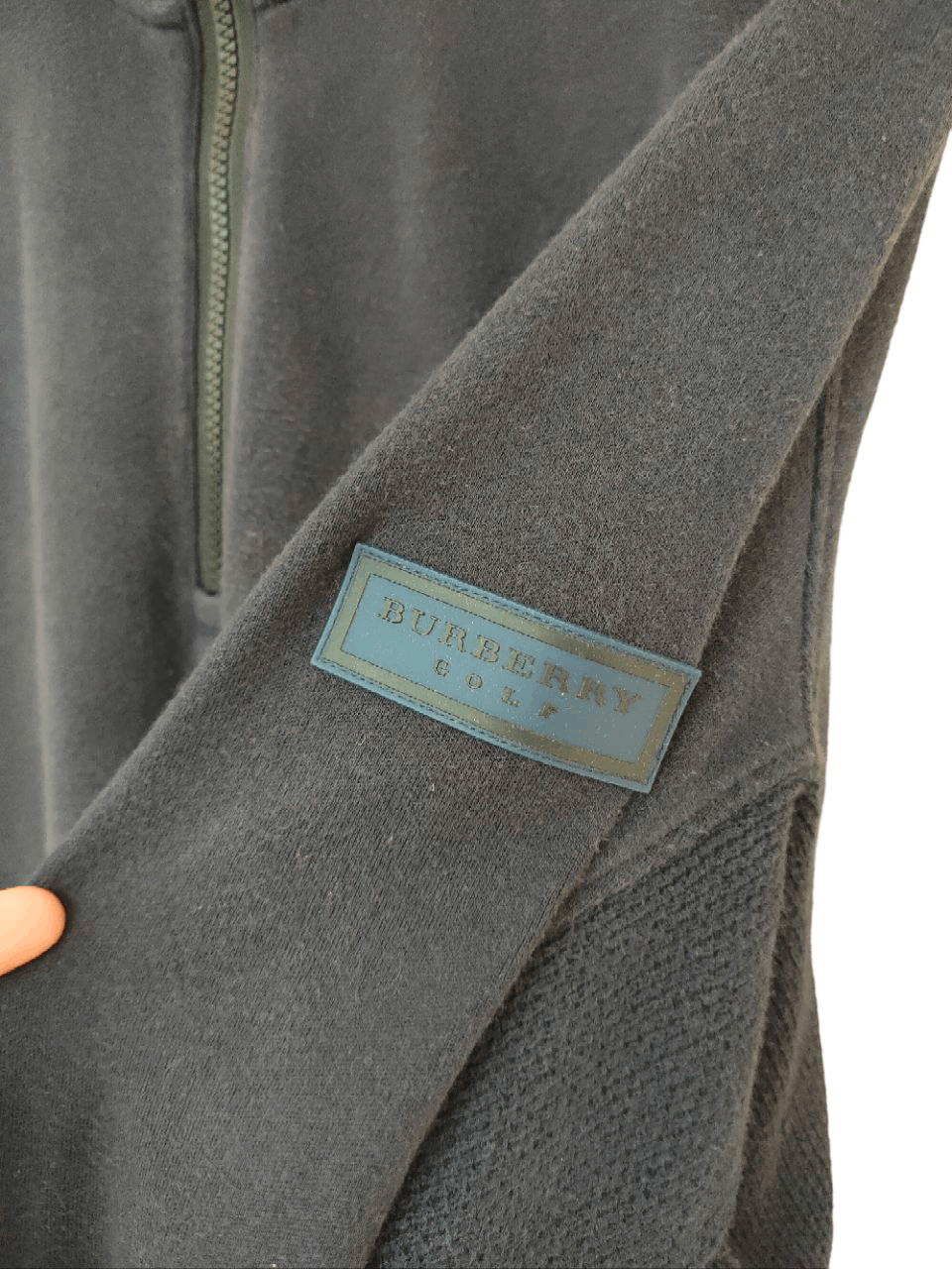 Burberry ❎ Burberry Golf Quarter Zip Sweater Size US XL / EU 56 / 4 - 3 Thumbnail