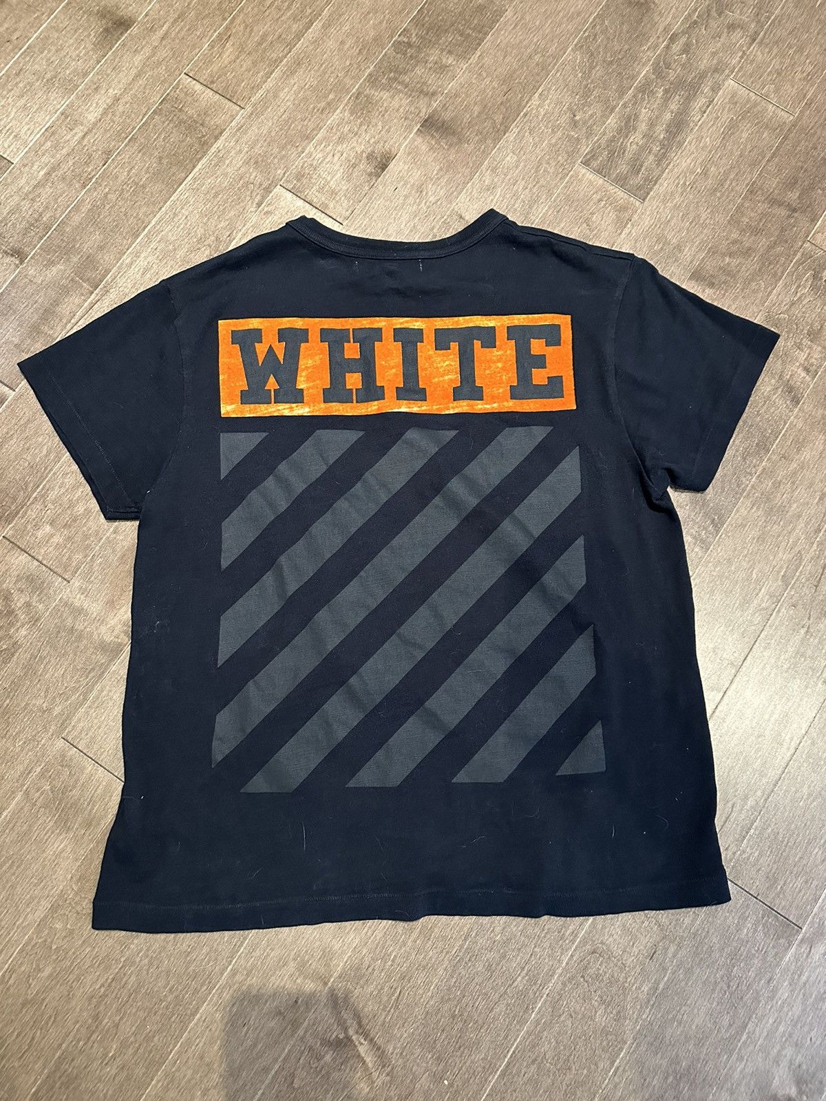 Off White Off White Orange Box Logo Tee Grailed