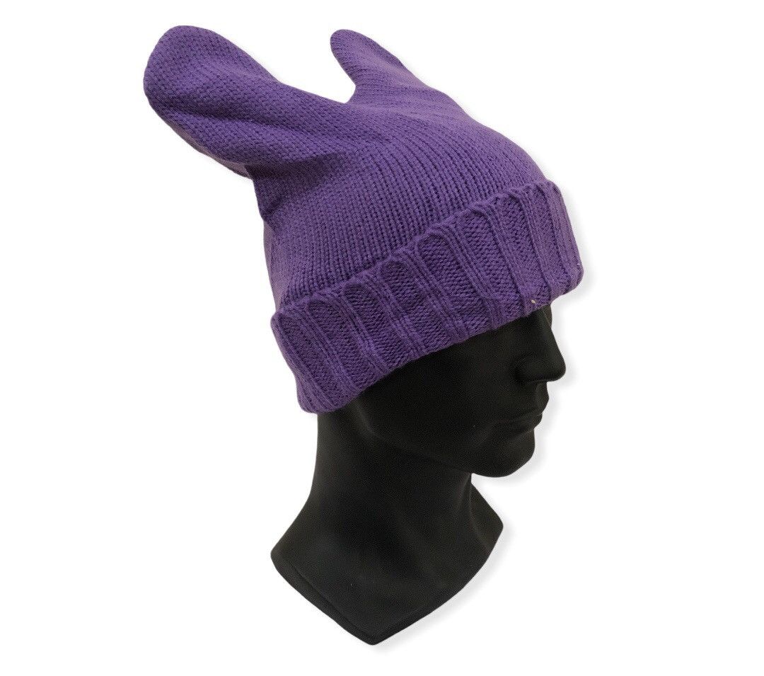 Japanese Brand Japanese Brand Bunny Horn Beanie Hat Size ONE SIZE - 3 Thumbnail