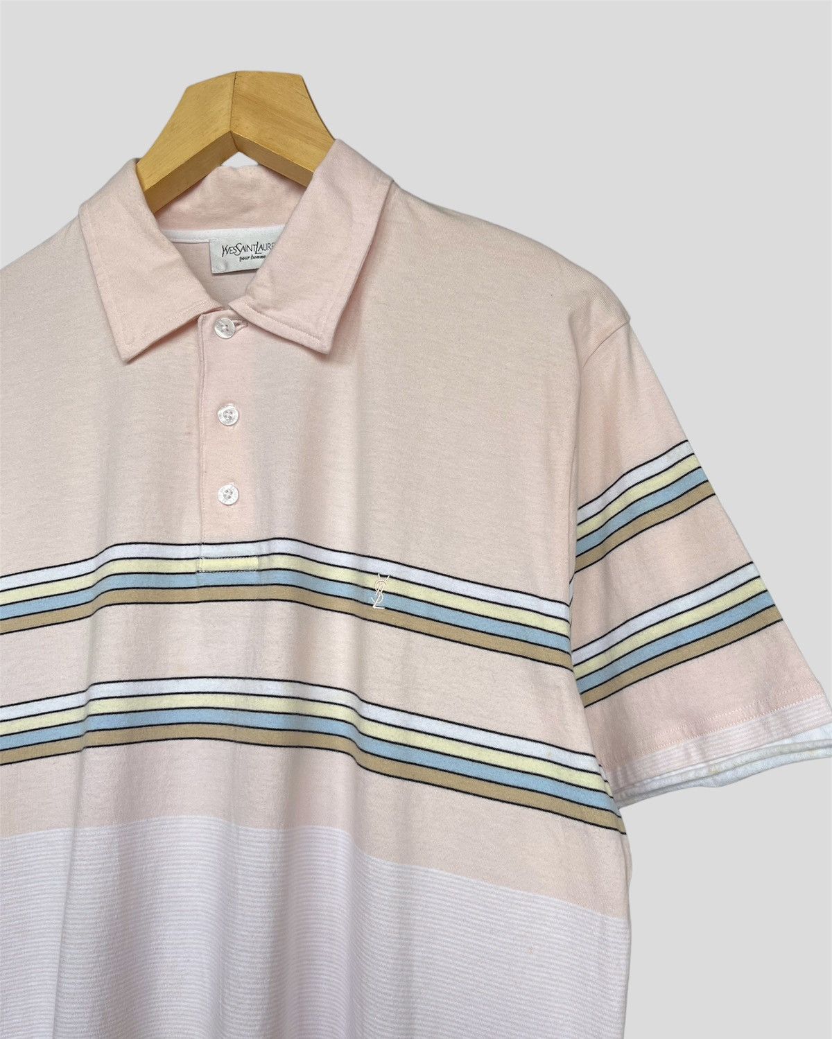 Yves Saint Laurent Yves Saint Laurent Polo Shirt Size US XL / EU 56 / 4 - 2 Thumbnail