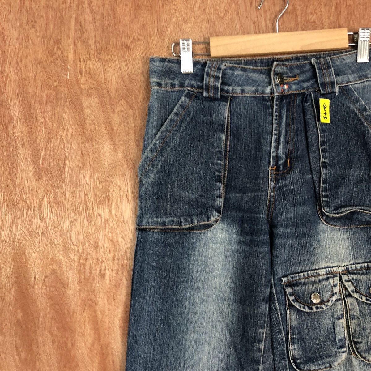 Japanese Brand HapHazard Blue 3D Multipocket Denim Jeans Pants #2043DL Size US 26 / EU 42 - 8 Thumbnail